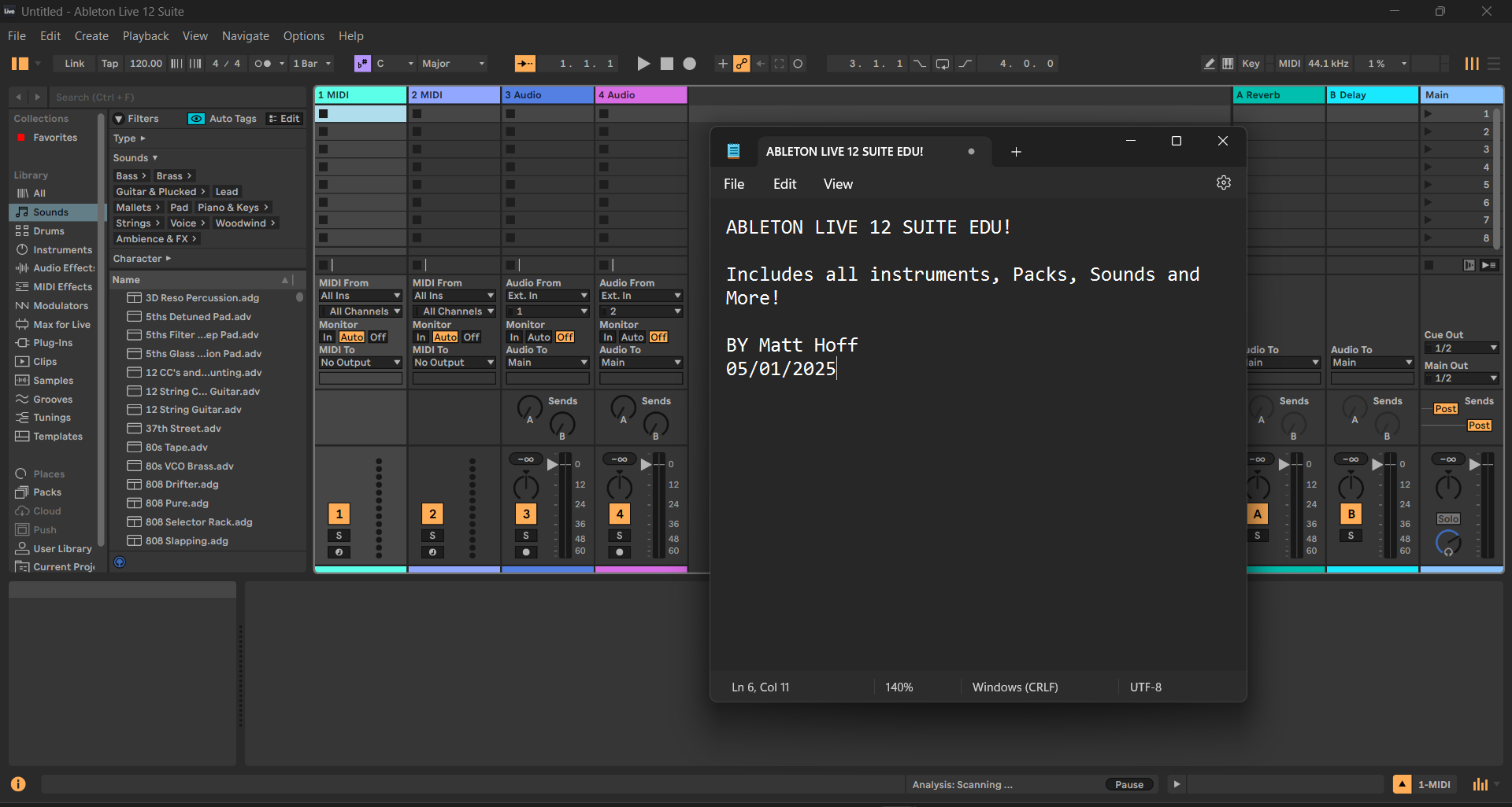 Ableton Live 12 Suite EDU